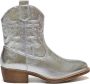Weloveshoes Smile Favorites Meisjes Cowboylaarzen met Hak Kort Zilver Imitatieleer - Thumbnail 1