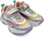 Weloveshoes SmileFavorites Meisjes Sneakers Grijs Zilver Imitatieleer - Thumbnail 1