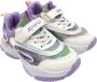 Weloveshoes SmileFavorites Meisjes Sneakers Wit Bruin Imitatieleer - Thumbnail 1