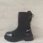 Weloveshoes Black Friday Deal Sock boots Western Stof Zwart - Thumbnail 1