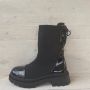 Goedkopeschoenen.com Smile Favorites Dames Sock boots Zwart Stof - Thumbnail 1