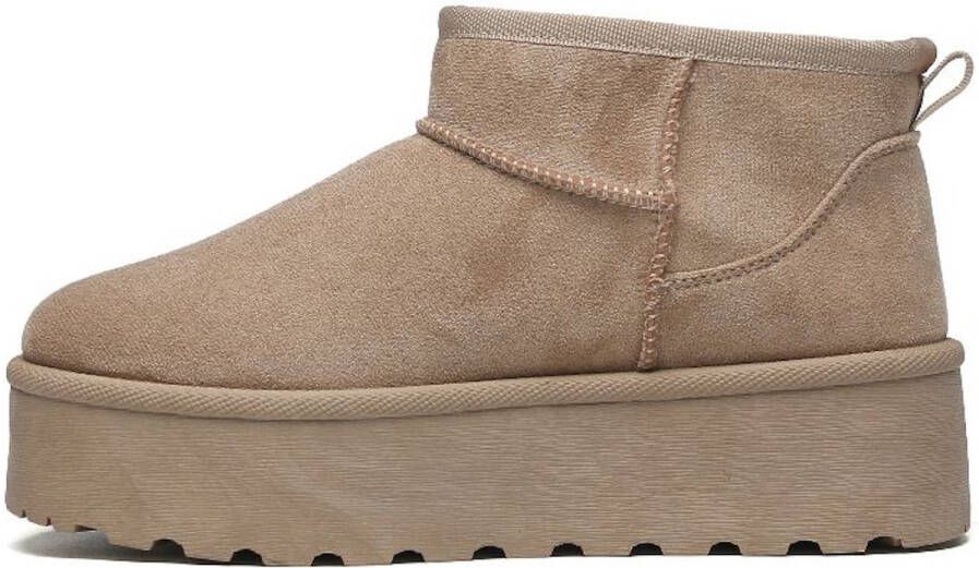 Weloveshoes Black Friday Deal Sloffen Pantoffels Boots Western Suedine Khaki - Foto 2