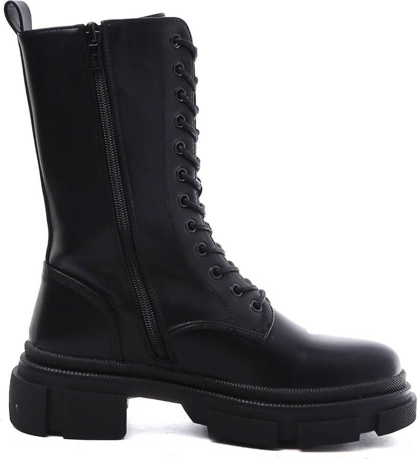 Weloveshoes Black Friday Deal Veterboots Western Imitatieleer Zwart