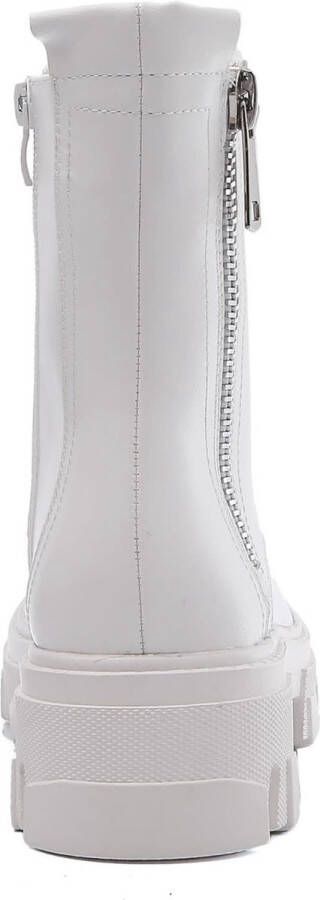 Weloveshoes Black Friday Deal Veterboots Western Imitatieleer Wit
