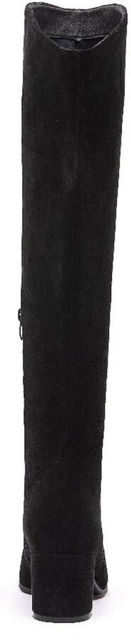 Weloveshoes Smile Favorites Dames Laarzen Western Zwart Suedine - Foto 1