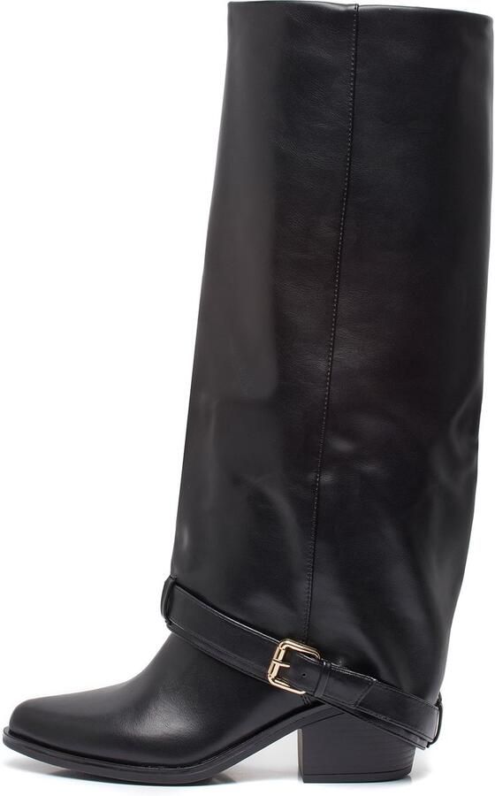 Weloveshoes Smile Favorites Dames Laarzen Zwart Imitatieleer