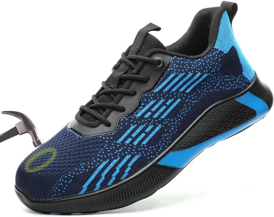 Werkschoenen met stalen neus antislip