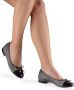 Werner Kern Ballerinas dames Werner Kern Kay Elegante en Comfortabele Ballerinas voor elke gelegenheid Zwart zilverkleurig glitter stof Zwart - Thumbnail 1