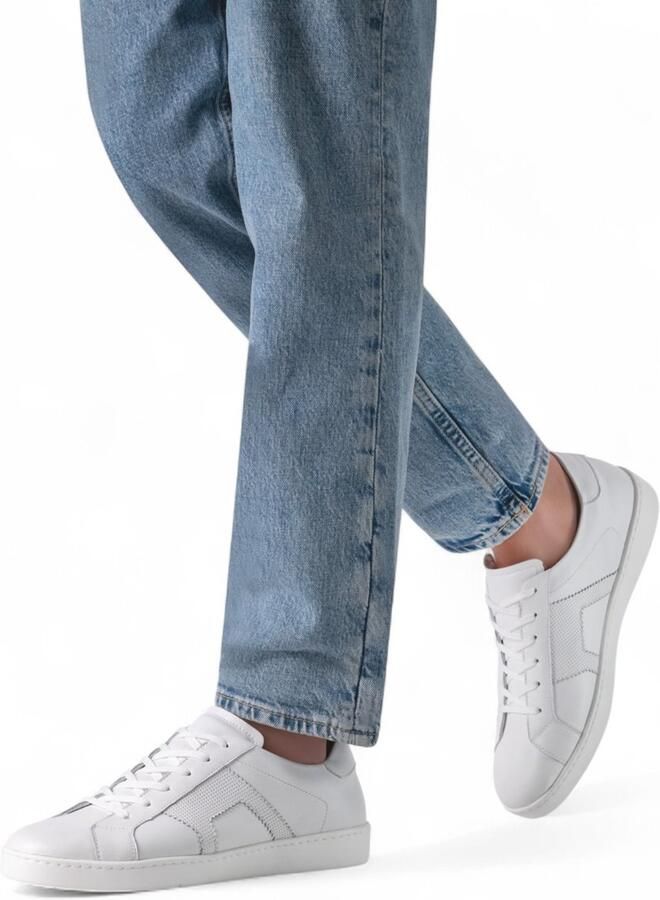 Werner Kern Marsala Witte heren latin danssneakers Twee geïntegreerde draaipunten Hoog draagcomfort Moeiteloze draaibewegingen Uitneembare binnenzool Comfortabele pasvorm Dansen binnen en buiten Salsa Bachata white