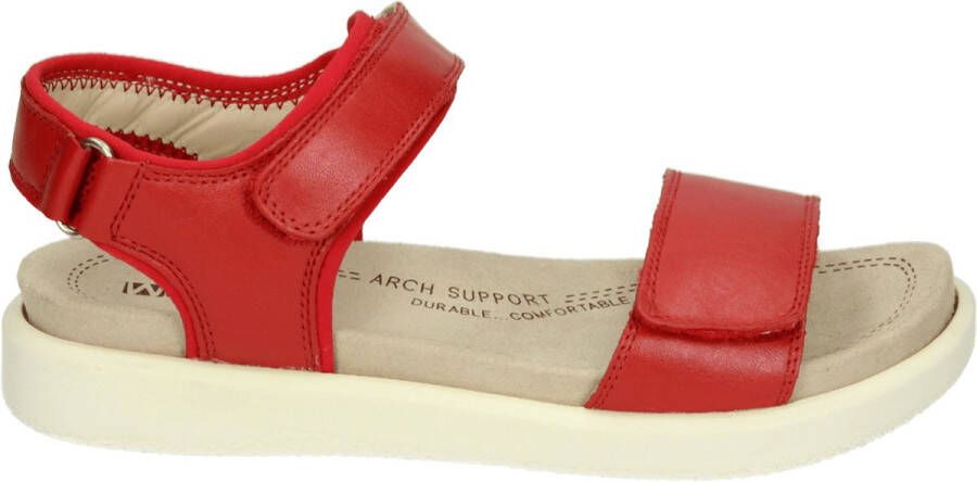 Westland ALBI~01~~~~~~~~~~~~~~~~~~~~~~~ Platte sandalenDames Sandalen Rood