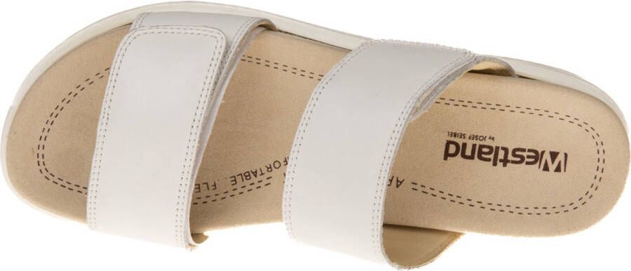 Westland ALBI~03~~~~~~~~~~~~~~~~~~~~~~~ Dames slippers Wit beige