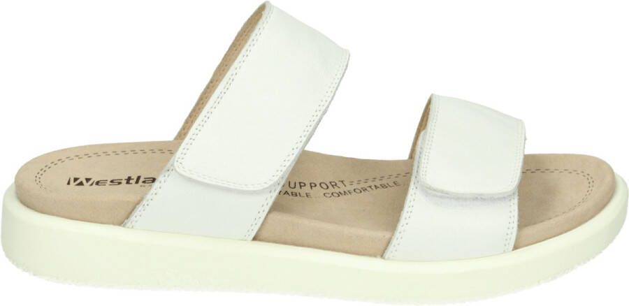 Westland ALBI 03 Volwassenen Dames slippers Wit beige