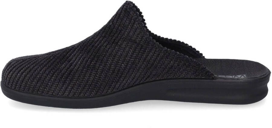 Westland Heren Pantoffel Muil Belfort 123 15523-65-100 Zwart Grijs - Foto 2