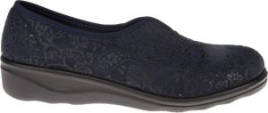 Westland -Dames blauw donker pantoffel gesloten