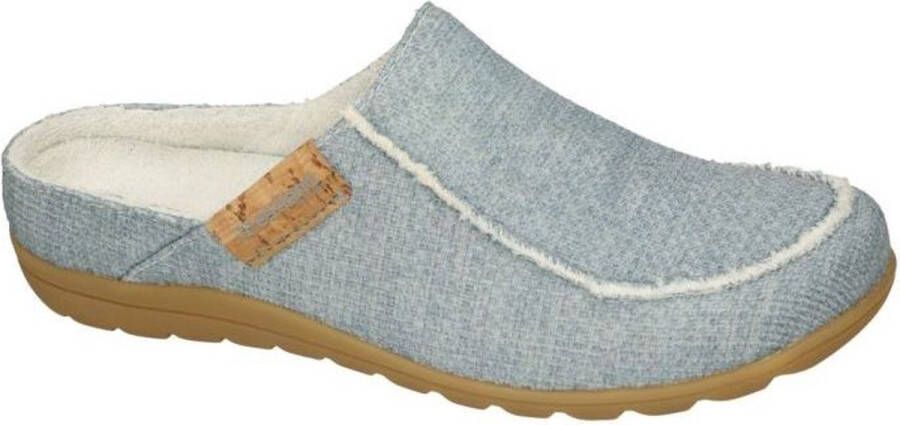 Westland -Dames blauw licht slippers & muiltjes