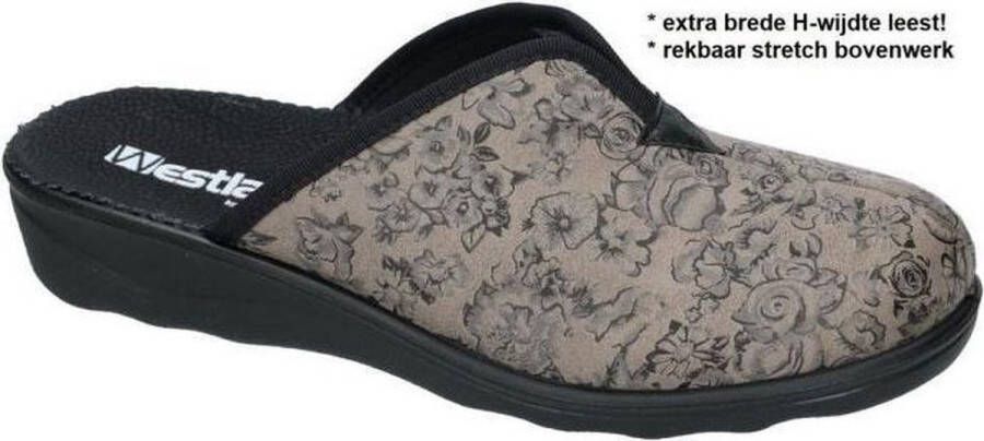 Westland -Dames grijs pantoffels - Foto 2