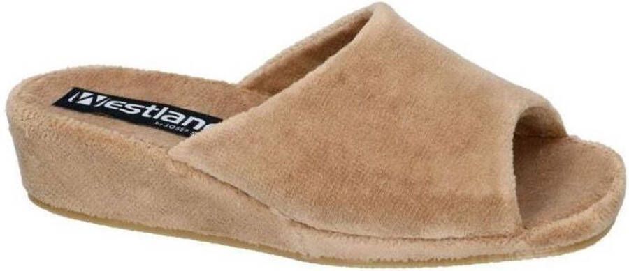 Westland -Dames taupe slipper muiltje