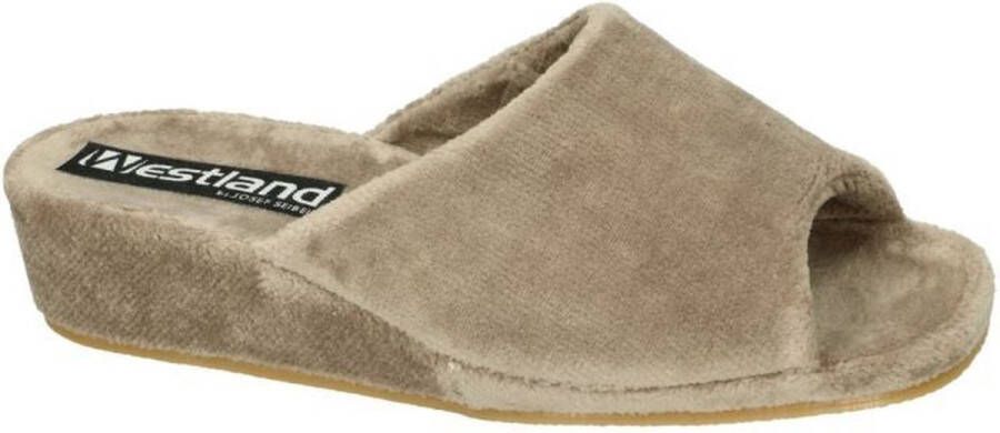 Josef Seibel Westland -Dames taupe slippers & muiltjes