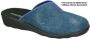 Westland Nice 82 Fel Blauwe Pantoffel - Thumbnail 1