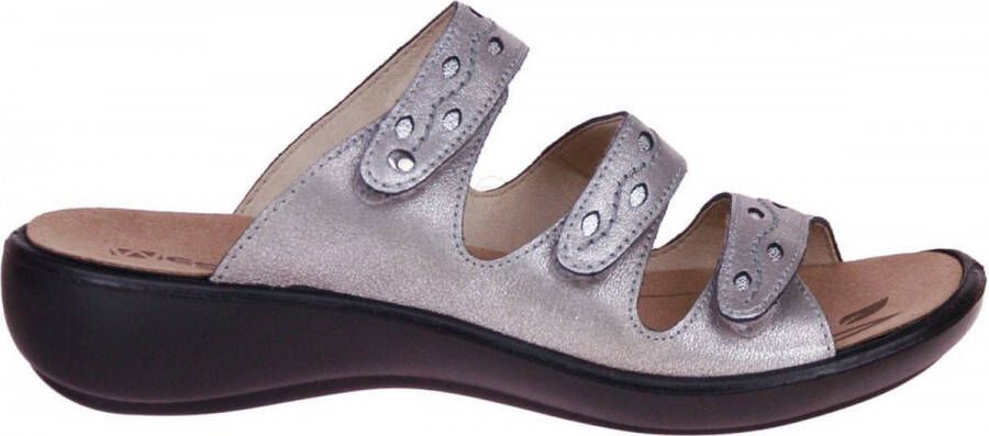 Westland -Dames zilver slippers & muiltjes