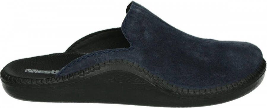 Westland -Heren blauw donker pantoffels & slippers