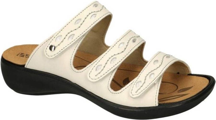Westland IBIZA~66~~~~~~~~~~~~~~~~~~~~~~ Dames slippers Wit beige