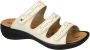 Westland IBIZA~66~~~~~~~~~~~~~~~~~~~~~~ Dames slippers Wit beige - Thumbnail 1