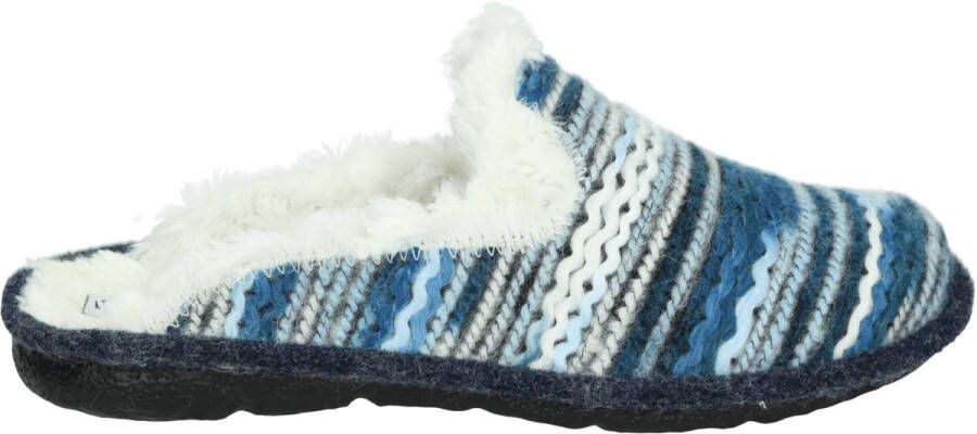 Westland LILLE~126~~~~~~~~~~~~~~~~~~~~~ Dames pantoffels Blauw
