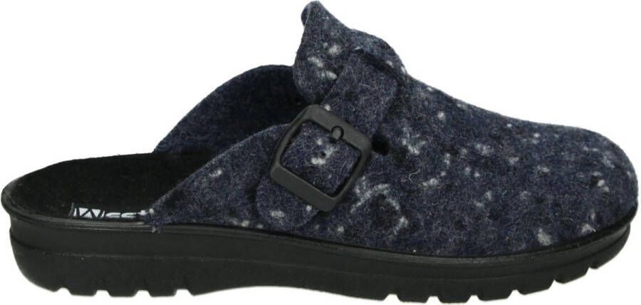 Westland METZ~390~~~~~~~~~~~~~~~~~~~~~~ Dames pantoffels Blauw
