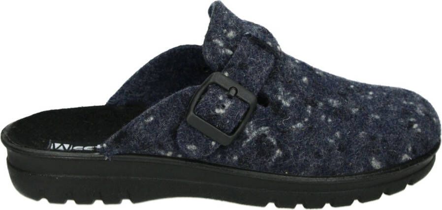 Westland METZ~390~~~~~~~~~~~~~~~~~~~~~~ Dames pantoffels Blauw