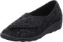Westland Dames Pantoffel Nice 104 28904-100 Zwart - Thumbnail 3