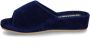 Westland -Heren blauw donker pantoffels & slippers - Thumbnail 4