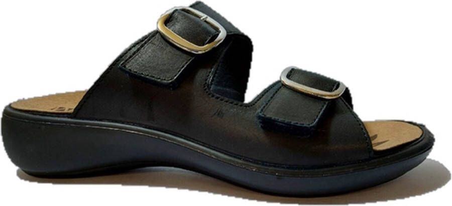 Westland Slipper 16772 409 100 Ibiza 72 Zwart Verwisselbaar Voetbed 6½