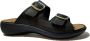 Westland Slipper 16772 409 100 Ibiza 72 Zwart Verwisselbaar Voetbed 6½ - Thumbnail 1