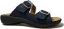 Westland Slipper 16772 452 505 Ibiza 72 Blauw Verwisselbaar Voetbed 6½ - Thumbnail 1