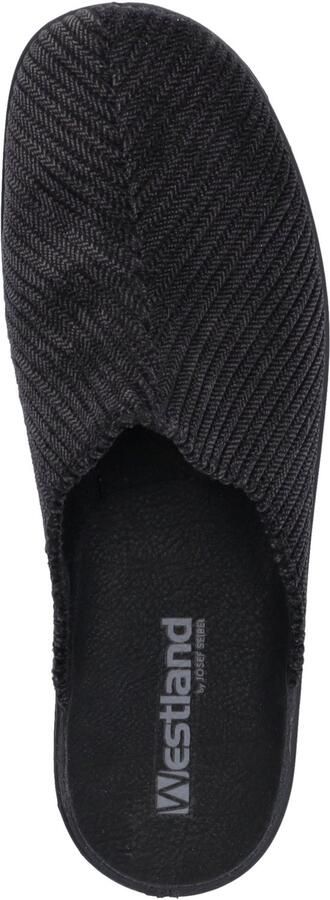 Westland Heren Pantoffel Muil Belfort 123 15523-65-100 Zwart Grijs