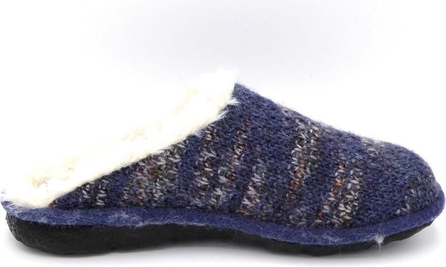 Westland Dames Pantoffel Muil Lille 28108-541 Blauw Combi - Foto 4