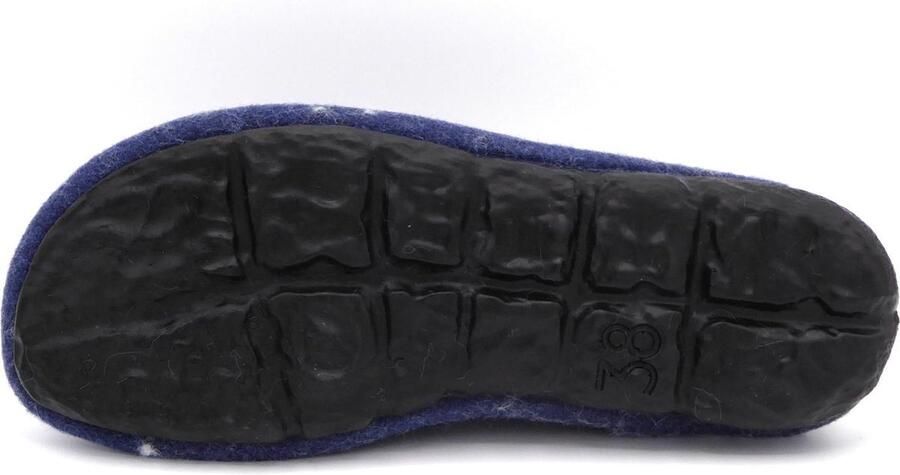 Westland Dames Pantoffel Muil Lille 28108-541 Blauw Combi - Foto 6