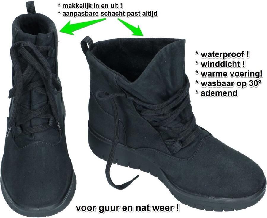 Westland -Dames zwart laarzen