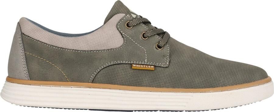 Whistler Sneakers laag 'Kuyaer' lichtgrijs olijfgroen