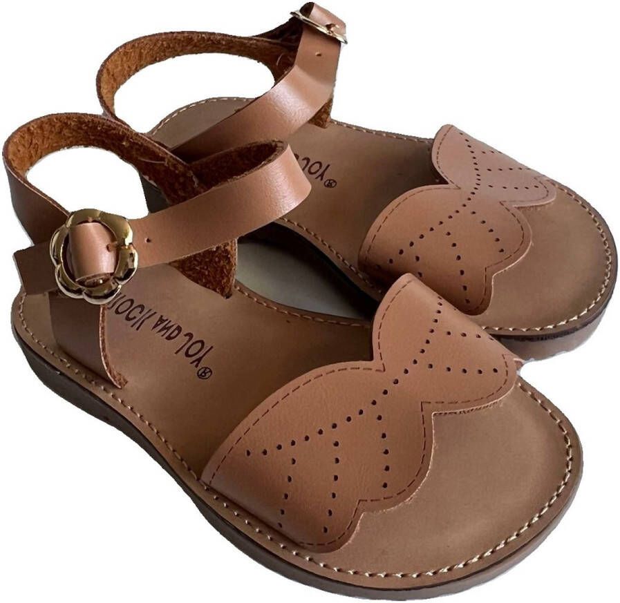 Whynotkids Kinder Sandalen Bruin Rainbow