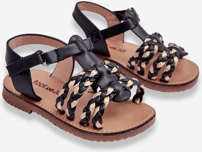 Whynotkids Kinder Sandalen Luxe Gevlochten Look