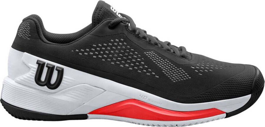 Wilson BLACK AND WHITE RUSH PRO 4 WRS328320 PADEL SHOES