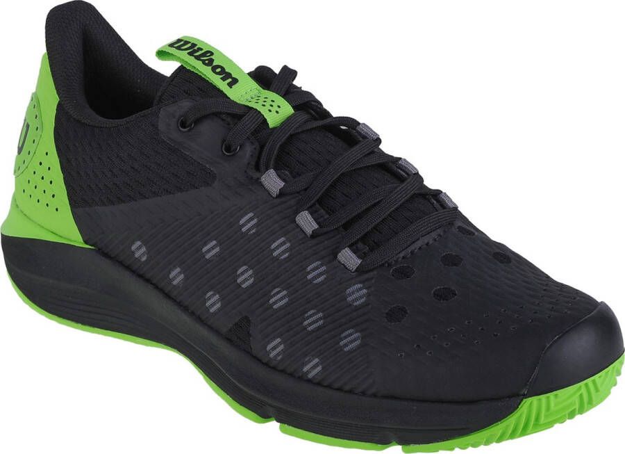 Wilson Hurakn Heren Sportschoenen Padel Smashcourt Black Green