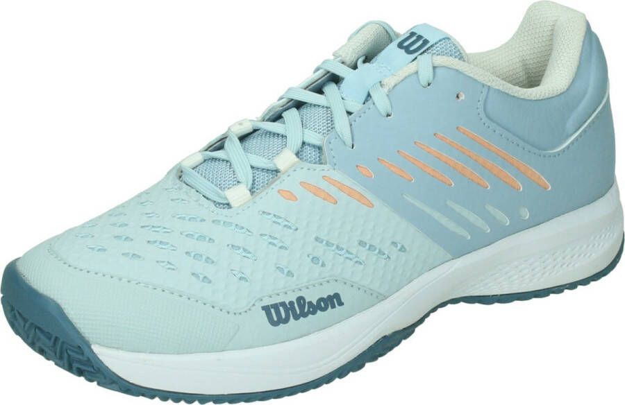 Wilson Kaos Comp 3.0 Dames Sportschoenen Tennis Smashcourt Light Blue White