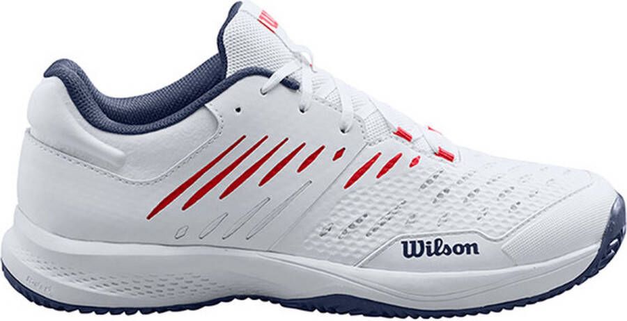 Wilson Kaos Comp 3.0 Heren Sportschoenen Tennis Smashcourt White Red Dark Blue