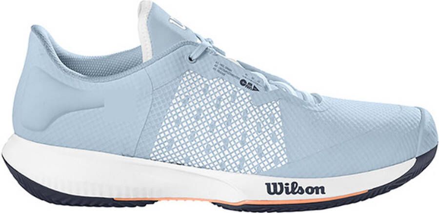 Wilson Kaos Swift Clay Dames Sportschoenen Tennis Smashcourt Light Blue Orange