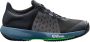 Wilson Kaos Swift Heren Sportschoenen Tennis Smashcourt Black Blue Green - Thumbnail 1