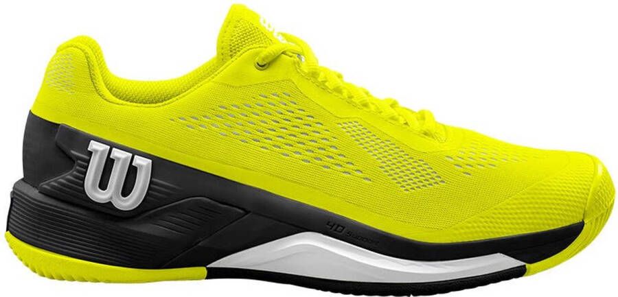 Wilson Rush Pro 4.0 Heren Sportschoenen Tennis Smashcourt Yellow Black