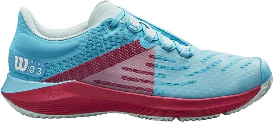 Wilson Kaos 3.0 Junior Sportschoenen Tennis Smashcourt Blue Red